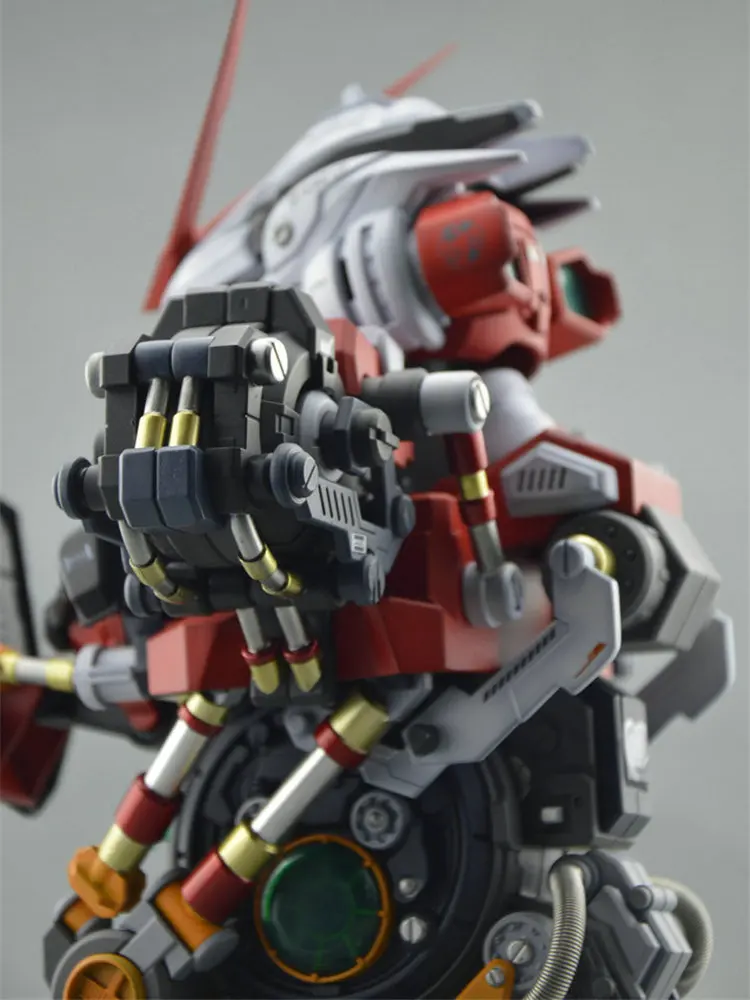 МК MotorKing модель 1/35 MBF-P02 ASTRAY красная рамка Gundam бюст голову со светодиодной