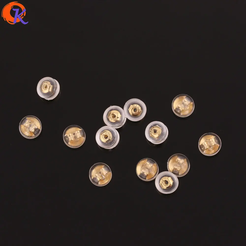 

Cordial Design 100Pcs 5*5MM Jewelry Accessories/Earring Back/Sliver Material/Genuine Gold Plating/DIY/Hand Made/Earrng Findings