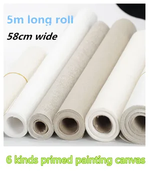 

0.58m *5m roll Blank Canvas for Oil Painting to Painted Painting Canvas