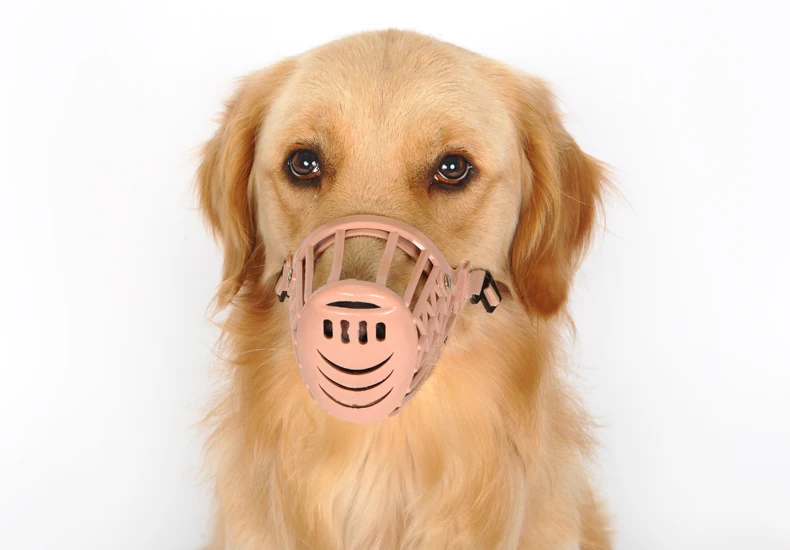 Adjustable Large Dog Bark Deterrent Training Device Anti Barking Collar Anti Bite Control S-3XL (5)