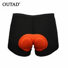OUTAD, унисекс, черные, для езды на велосипеде, удобное нижнее белье, губка, гель, 3D, мягкие, для велосипеда, короткие штаны, велосипедные шорты, одежда для верховой езды