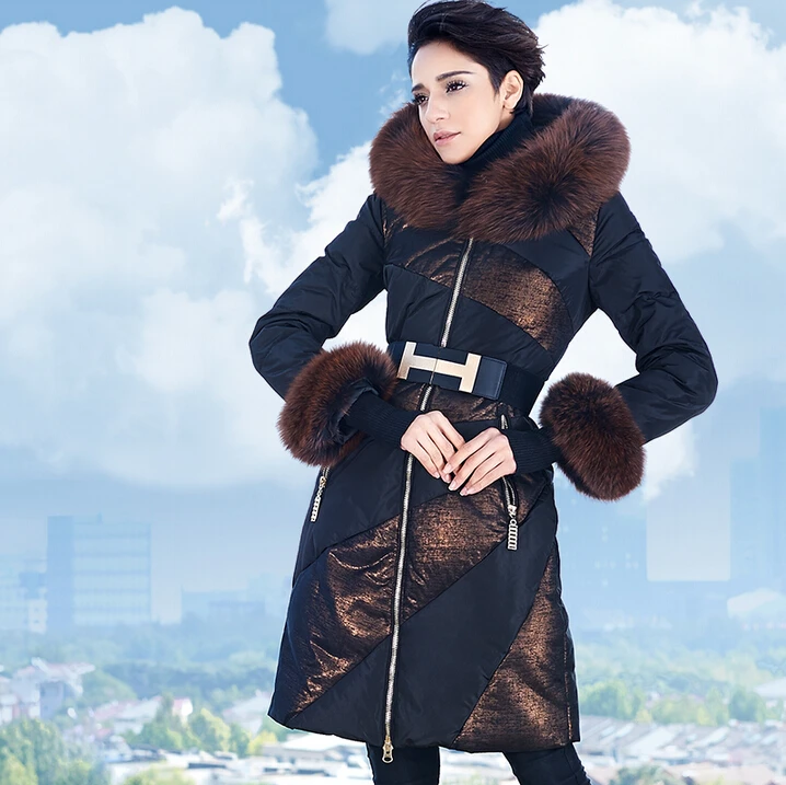 Winter Jacket 2016 Winter Coat Women Parkas Luxury Fur Coat Plus size Cotton Padded Down Coats