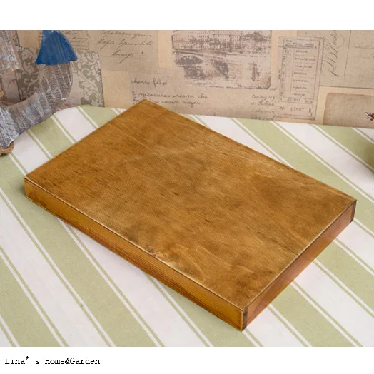 simple design vintage style rectangle wooden serving tray (5)