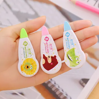 

1PC 8m Cute Cartoon Animals Correction Glue Tape Corrector White Out Kids Gift Kawaii School Supplies Korean Stationery