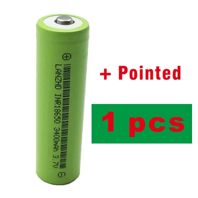 18650 3,7 v 3400 mah литиевая аккумуляторная батарея INR18650 с острым для аккумулятор 18650 li ion 3,7 v(1-10 шт - Цвет: 1 PCS with Pointed