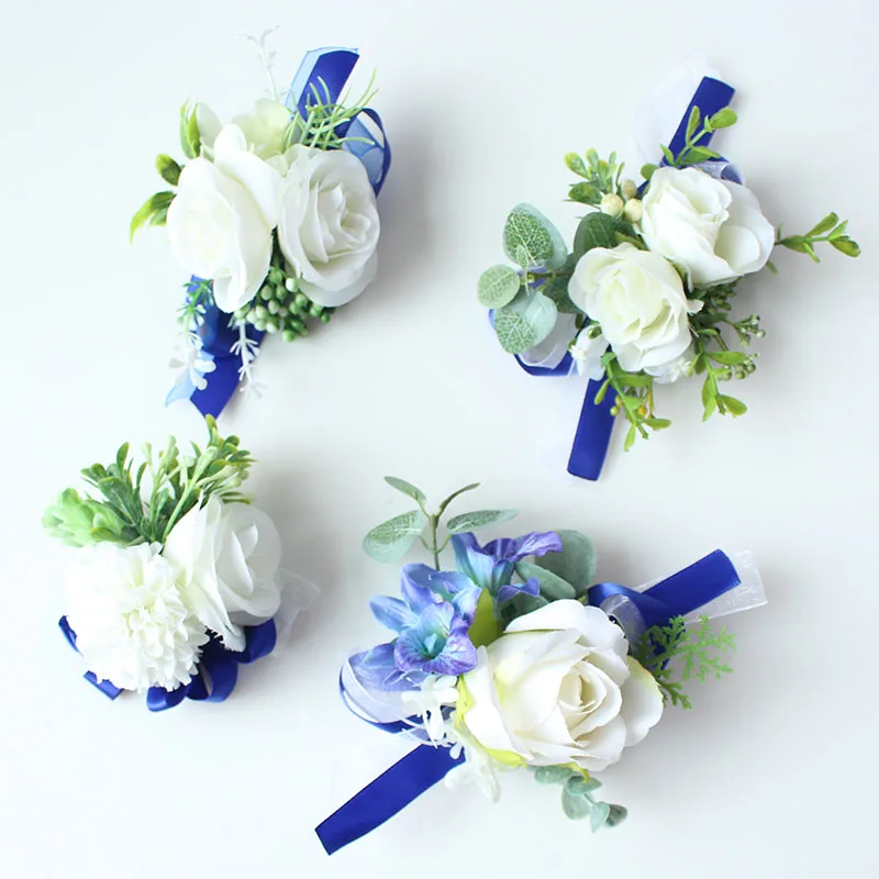 Wrist Corsage Bracelet wedding bridesmaid wrist flower  (9)