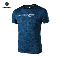 FANNAI 2017 Men’s football jerseys Running Rash T Shirt Quick Dry Slim Fit T-shirt Men Sport Sleeve Clothing Suit free shipping