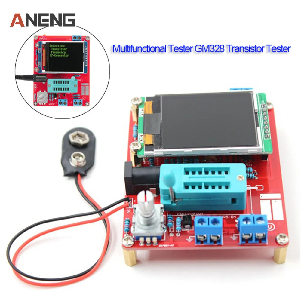 

Multifunctional Tester GM328 Transistor Tester Resistance Inductance Capacitance Meter ESR Instrument DIY Kit