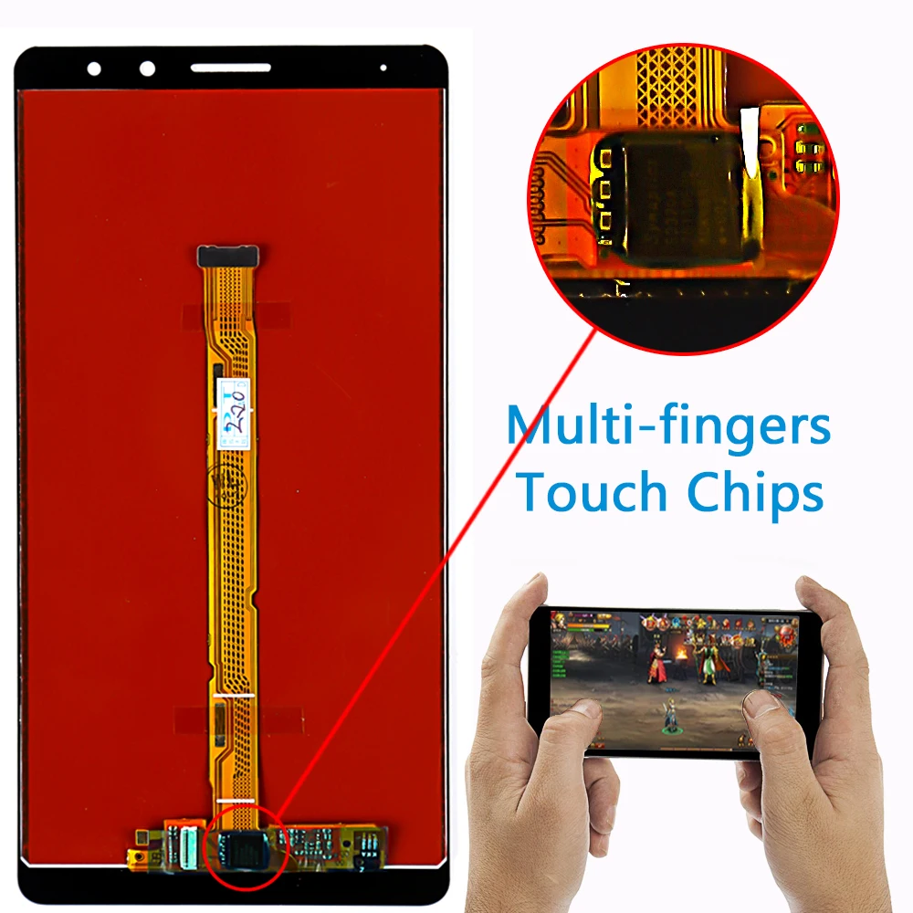 AAA ips ЖК-дисплей для huawei mate 8, сенсорный экран, дигитайзер, датчик в сборе, 6,0 дюймов, 1920*1080, рамка с бесплатной стеклянной пленкой, инструменты