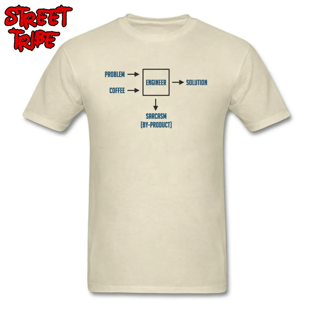 Engineering Sarcasm By product 2392 Crewneck T Shirts Lovers Day 3D Printed T Shirt 2018 Discount 100% Cotton Tee-Shirts Men Engineering Sarcasm By product 2392 beige