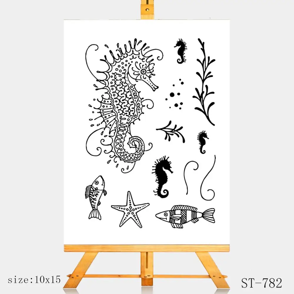 

AZSG Mr. Haima Clear Stamps/Silicone Transparent Seals for DIY scrapbooking Card Making