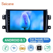 Seicane " 2Din Android 8,1 автомобильный радиоприемник для Suzuki SX4 2006-2011 2012 gps навигация мультимедийный плеер Поддержка DVR AUX Wifi-OBDII