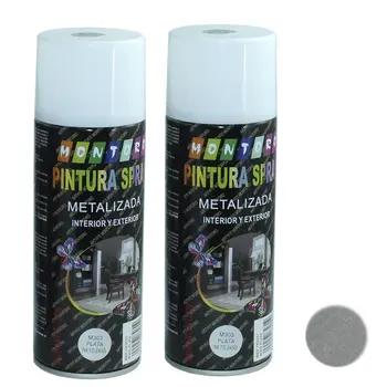 

Montoro-pack 2 canisters from spray paint Silver M303 400 ml