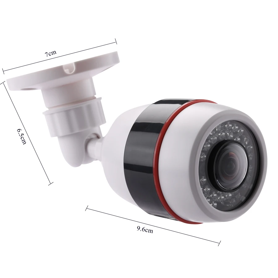 Hamrolte 5MP CCTV Camera 5MP 1.7MM Fisheye Lens 180Degree Panoramic AHD Camera Night Vision Waterproof Outdoor Bullet surveillance camera