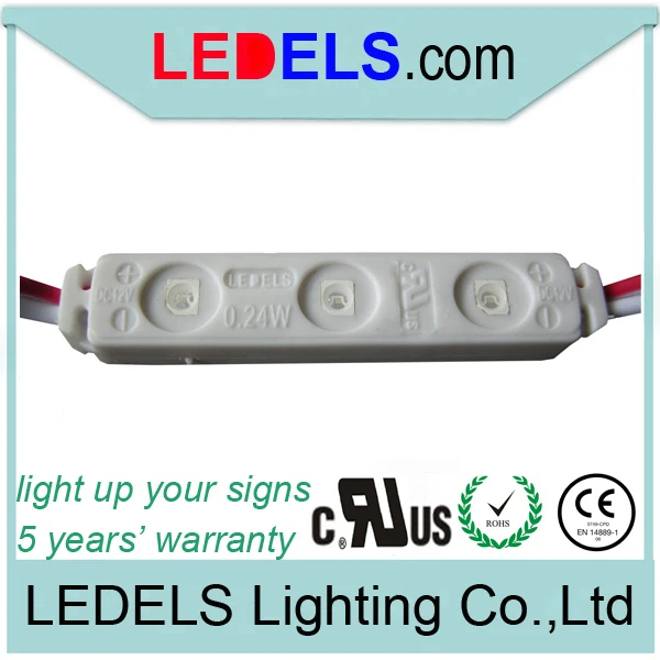 Ul светодиодный модуль 5 лет гарантии 0 24 w 12v 24lm Everlight 3528 Светодиодный для