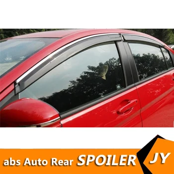 

For Honda City Plastic Window Visor Vent Shades Sun Rain Deflector Guard For City Auto Accessories 4PCS/SET 2015-2017