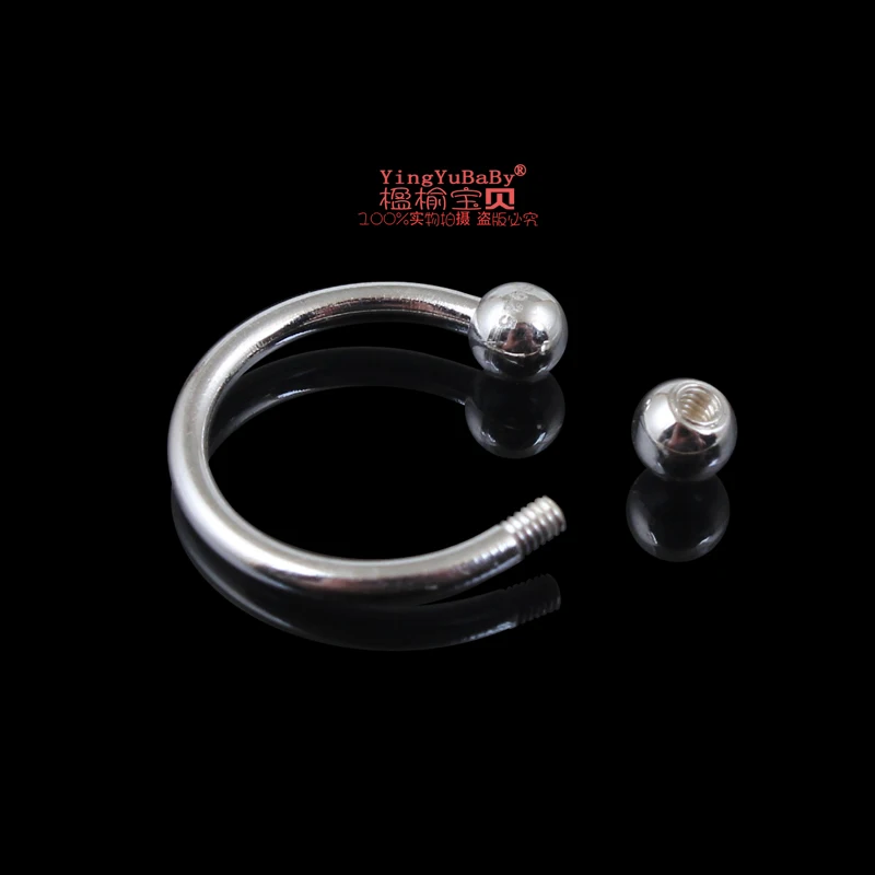 Кольцо для носа Настоящее серебро 925 пробы серебряные украшения для пирсинга s925 чистое серебро кольцо для соска человек внутренний диаметр 6 8 10 мм пирсинг ювелирные изделия