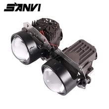 Sanvi X1 35W 5000K Bi LED Projector Lens Headlight 12V Hi/Low Beam LHD&RHD LED Headlight H4 H7 9006 Auto Light Retrofit Kits Sanvi X1 35W 5000K Bi LED Projector Lens Headlight 12V Hi/Low Beam LHD&RHD LED Headlight H4 H7 9006 Auto Light Retrofit Kits