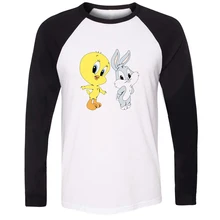 Anime Bunny Patrón de Diseño de La Camiseta hombres de Los Muchachos De Manga Larga Gráfico Tee Tops Vacaciones Familiares Fans Cosplay Del Partido Camisetas