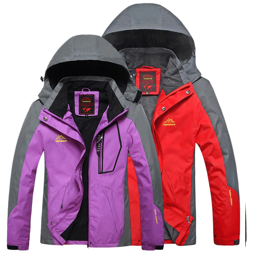 M 6XL plus size black blue red rain jacket men women waterproof outdoor