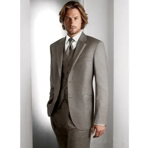 Высококачественный Блейзер, сшитый на заказ, мужские костюмы, приталенный, Terno, 3 предмета(пиджак+ брюки+ жилет+ галстук), костюм с острым отворотом, Homme, приталенный