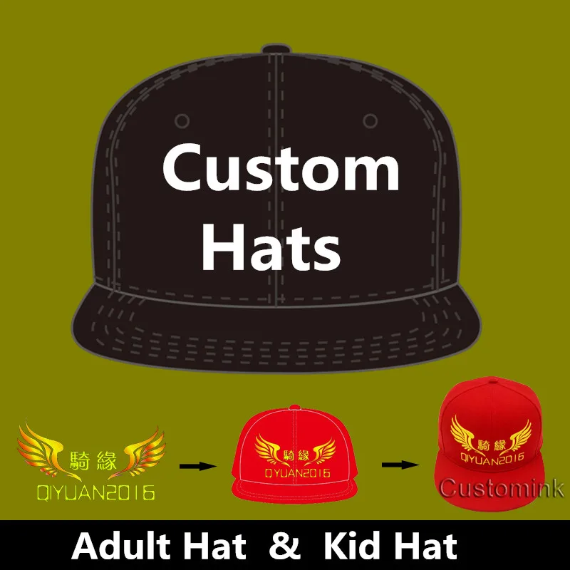 Оптовая 10шт/много Персонализированные крышки snapback пользовательских Бейсбол шляпа водителя грузовика кепка для взрослых детей Размер текста Логосом вышивки Оптовая 10шт/много Персонализированные крышки snapback пользовательских Бейсбол шляпа водителя грузовика кепка для взрослых детей Размер текста Логосом вышивки