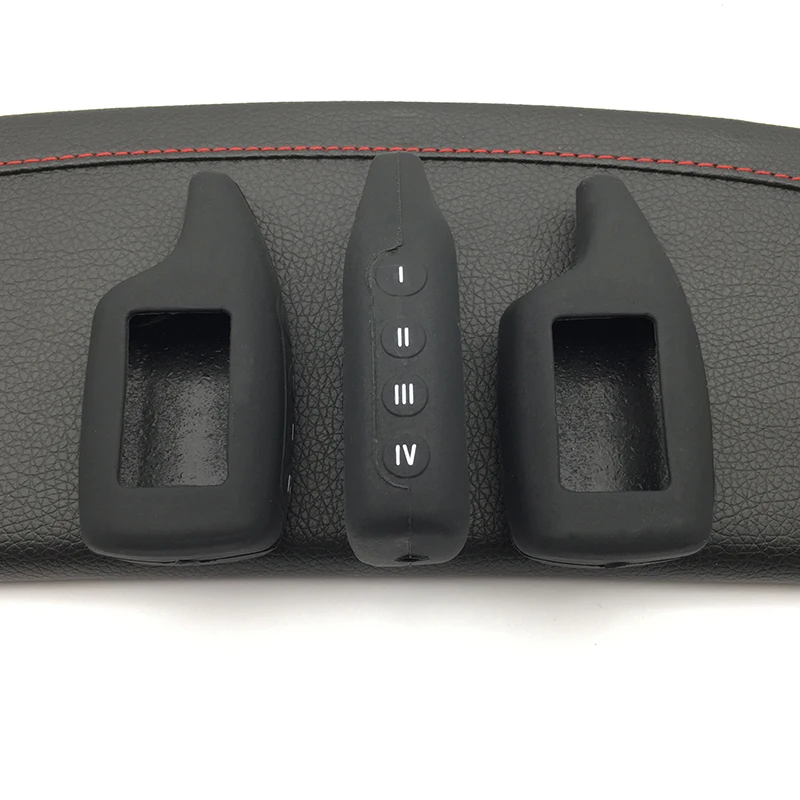 

2018 Fashion Style Silicone Key Cover for Russia Vehicle Security 2 Way Car Alarm System Scher Khan M5 Scher-khan Magicar 5