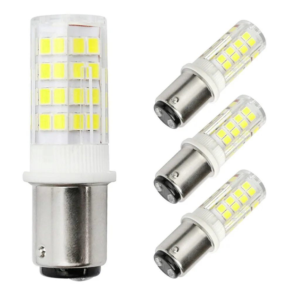 BA15D LED BULB 220V 4W Equivalent 40W BA15D Halogen Lamp Daylight White 6000K Double