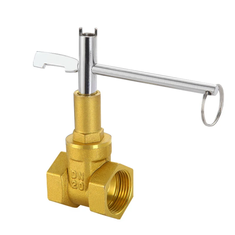 Water Meter Front Valve Key Wrench Switch Gate Valve key lock valve key