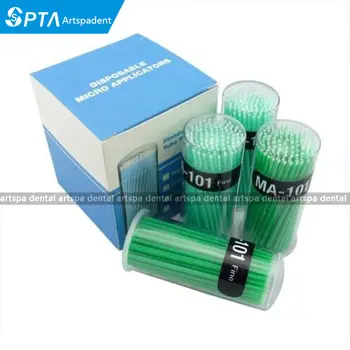 

400 green Dental Disposable Micro Brush Dental materials Micro Applicators