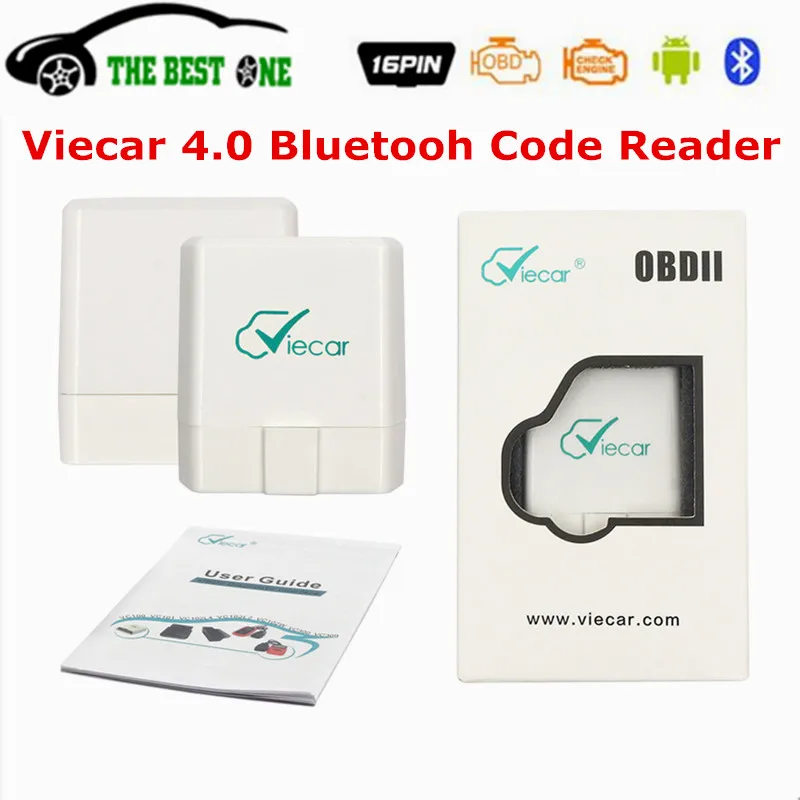 Новейший Viecar 4,0 ELM327 V1.5 Bluetooth для IOS Android PC Viecar ELM 327 BT 4,0 OBD OBD2 диагностический сканер считыватель кодов