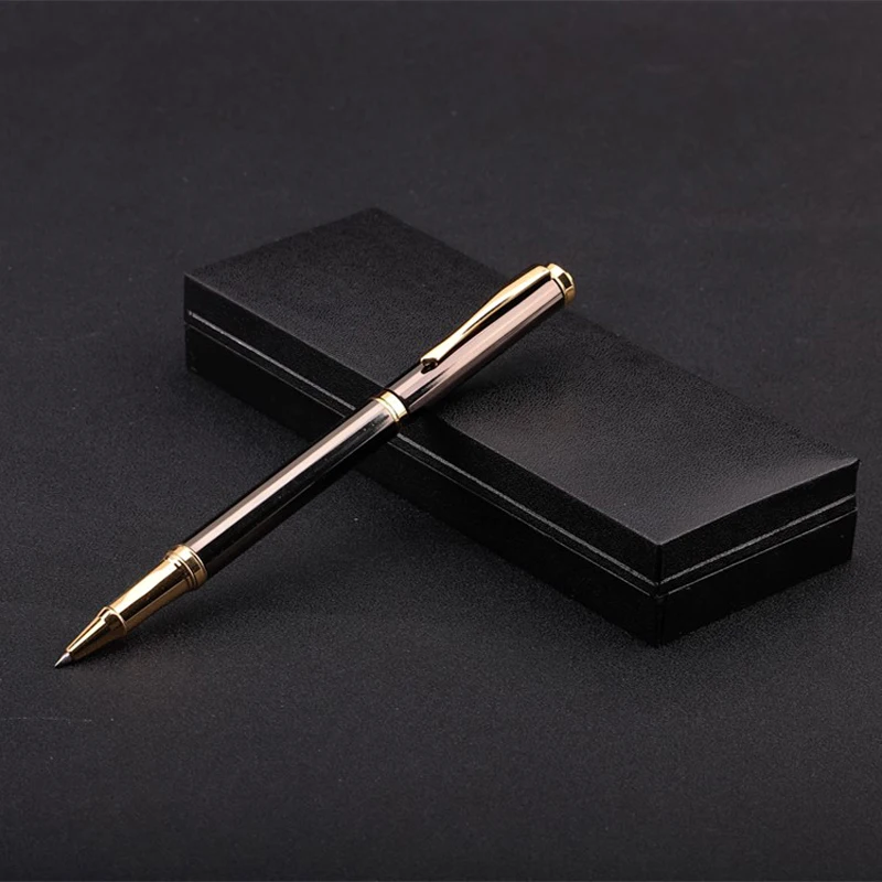 15 шт. Роскошная Шариковая ручка для бизнеса и металлическая текстура, металлическая шариковая ручка, школьная офисная ручка