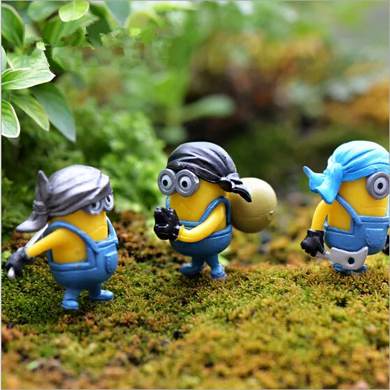 2015new Resin Crafts Yellow gnome Ornament gift Micro landscape fairy miniature garden moss terrarium bonsai decor for home diy