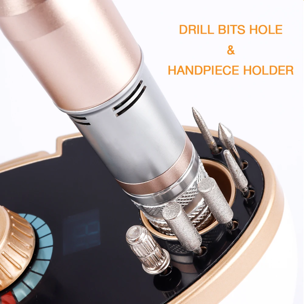 Elétrica do Pedicure do Unha da Broca Cerâmico dos Bocados de Broca do Prego w para o Polonês do Gel da Arte do Unha com Conjunto Máquina 35000 Rpm 65 10 Cheap Brocas elétricas p manicure e acessórios