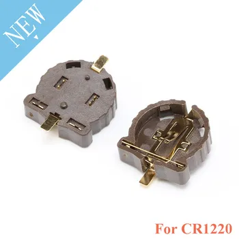 

20pcs/LOT CR1220 button battery holder 3V button battery holder SMD package plating temperature