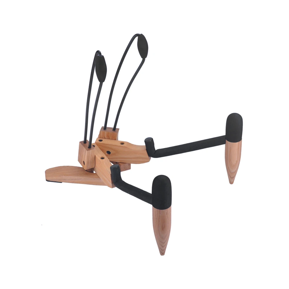 Hardwood Collapsible Folding Musical Instrument Stand Bracket Holder