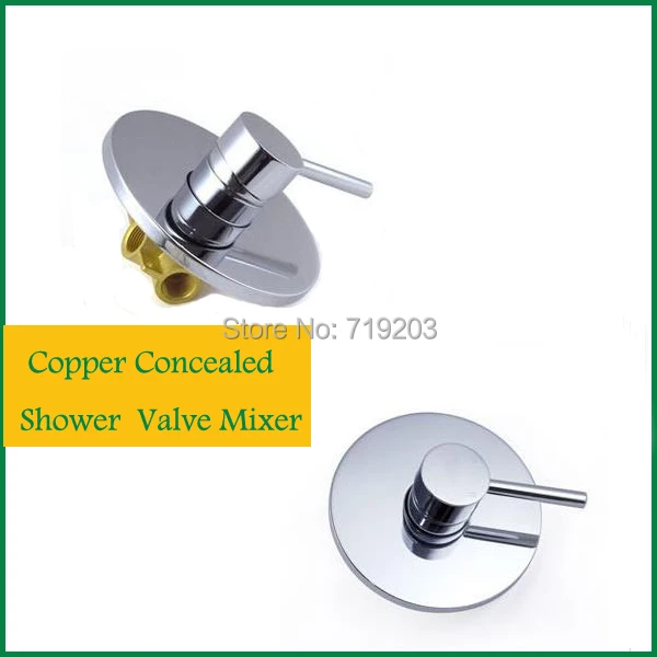 

Christmas Day Clearance Copper Chrome Shower Valve Mixer Single Lever Hot Cold Water Control Bathroom Mixer