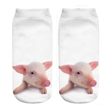 Милые маленькие свинки девушка ang женские 3D носки с напечатанным цифровым принтом дропшиппинг