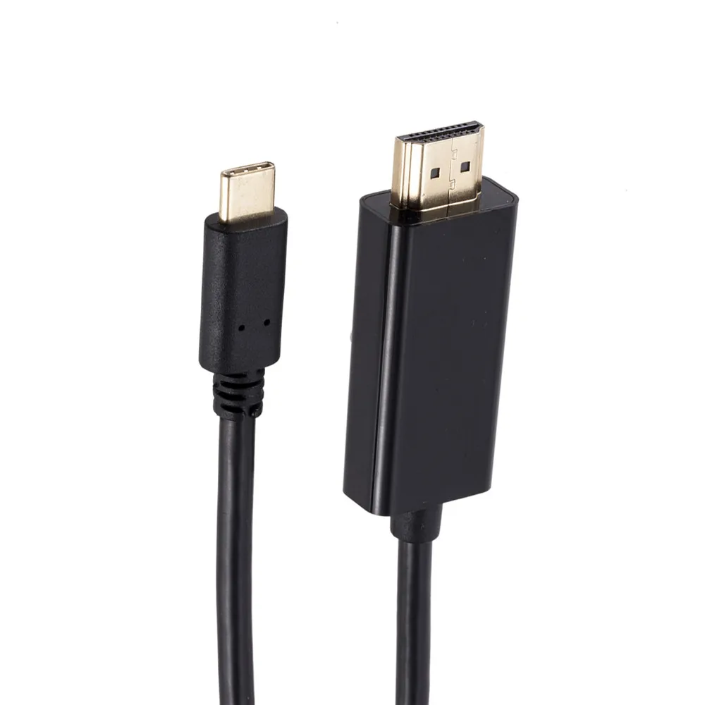 1 8 м USB C к HDMI 4K кабель адаптер Тип Thunderbolt 3 для Huawei Mate 10 MacBook Pro 2018 Galaxy S8 + C|Кабели HDMI| |
