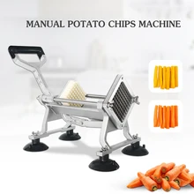 Ручной аппарат для нарезки картофеля фри для резки картофельных чипсов устройство для шинковки моркови резак 6/9/12 мм(в самом широком месте Алюминий сплав Кухня инструменты