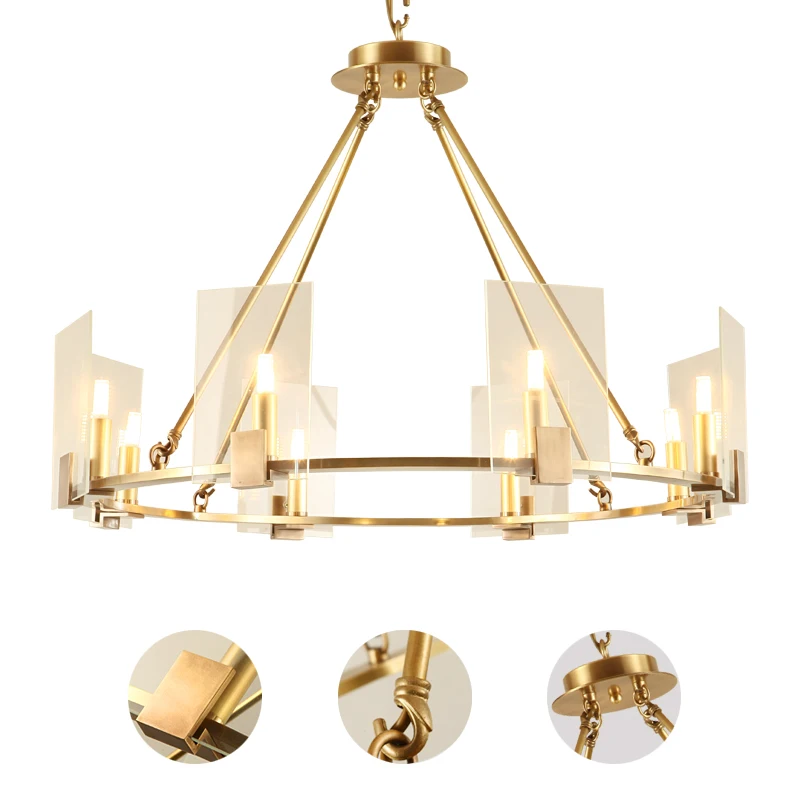 

All copper small pendant Nordic art bed lamp shade contemporary contracted restaurant balcony lamp droplight