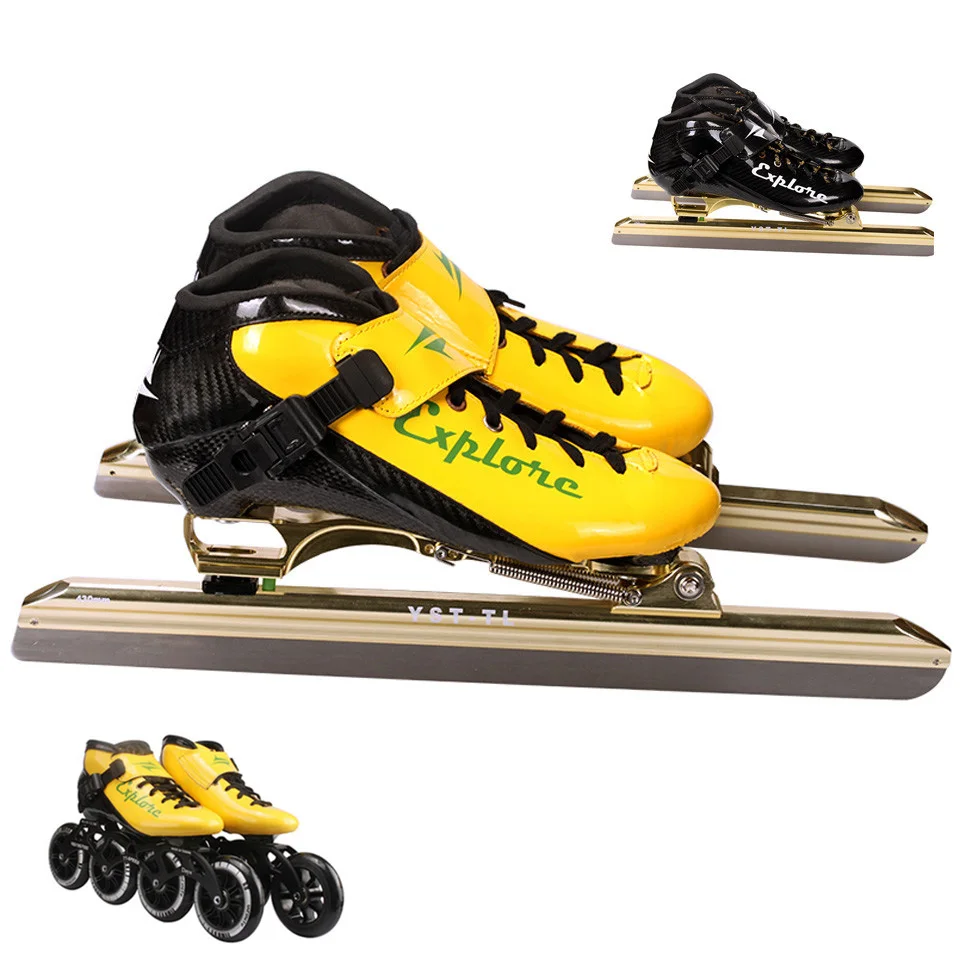 JEERKOOL Speed Inline Skates Carbon Fiber Professional Dislocation