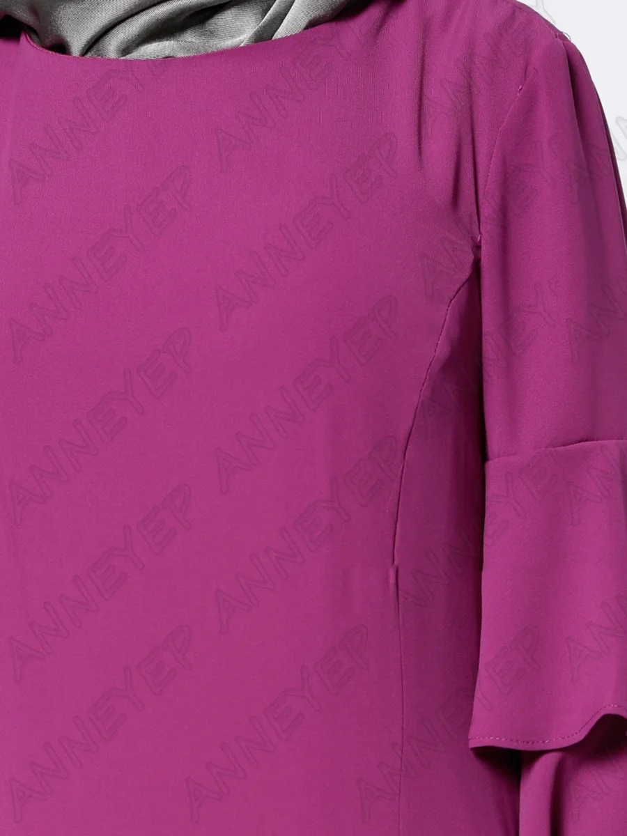 Мусульманская одежда для Для женщин мусульманских Абаи платье Бисер Дизайн скромные Jilbabs и Абаи S кафтан платье Фиолетовый m771