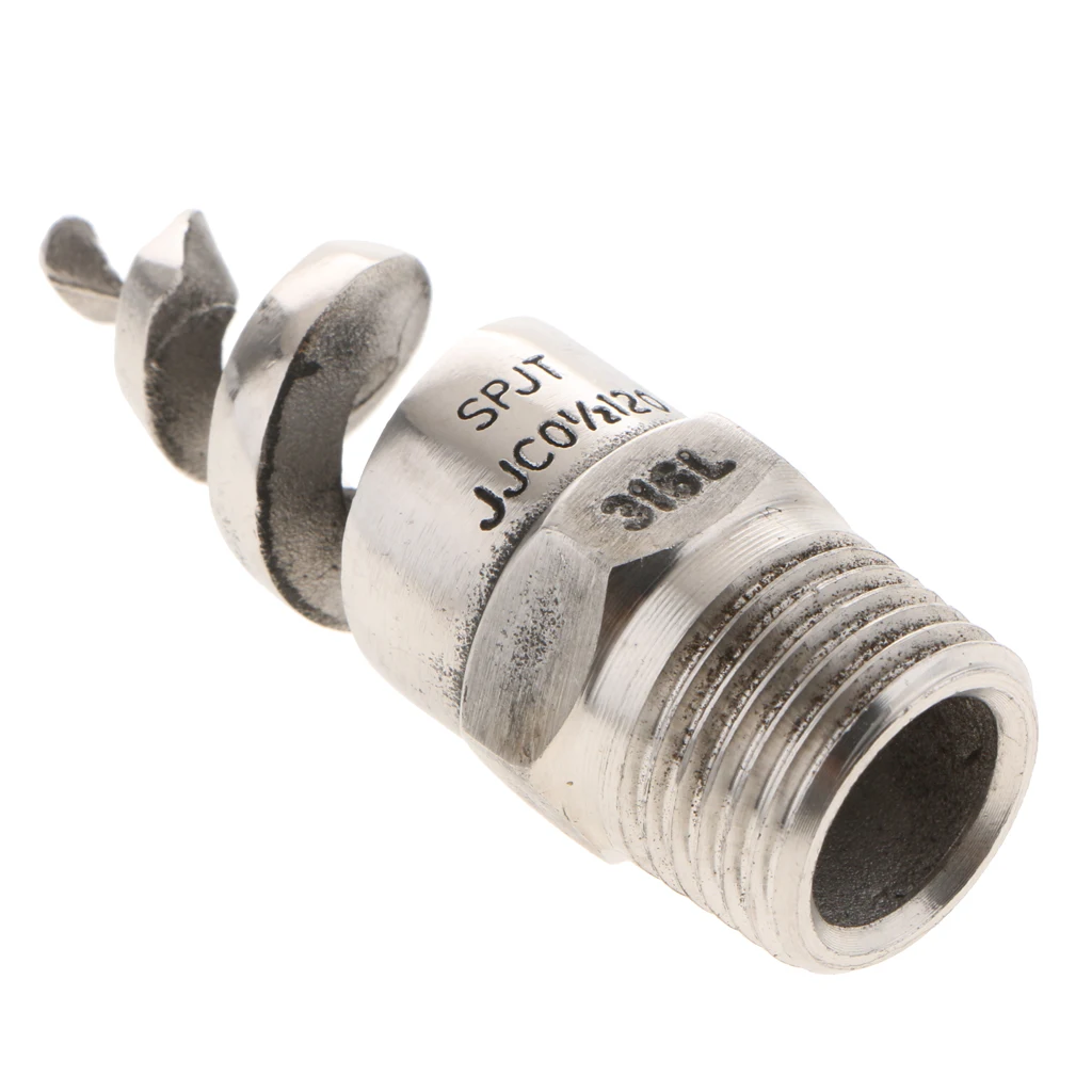 Spiral Jet Cone Atomization Spray Nozzle 1/2 Inch Stainless Steel 316
