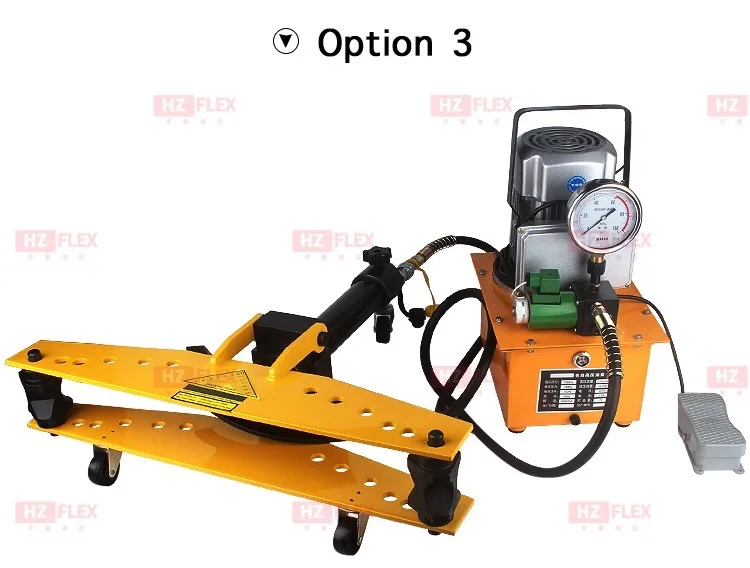 Hydraulic pipe bending machine 10