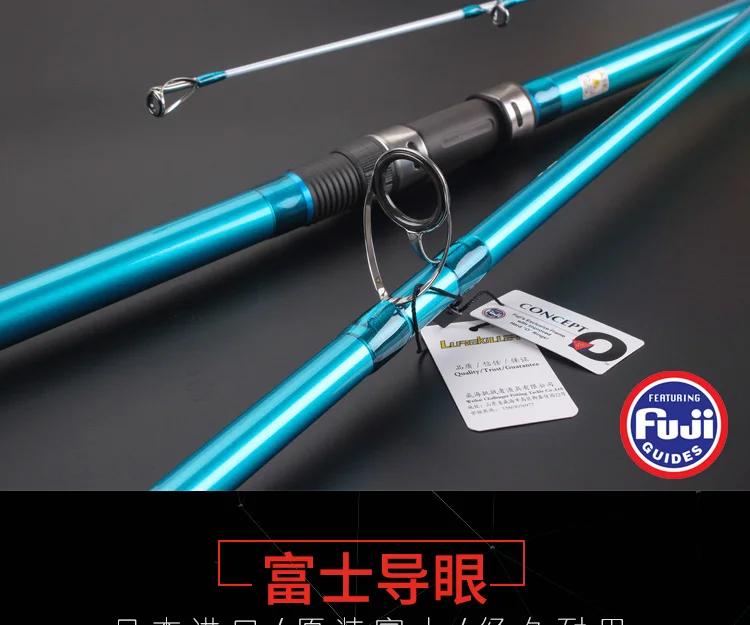 Lurekiller japan surf fishing rod top quality fuji ring surf rods carbon fiber 3 sections casting rod Fishing accessory