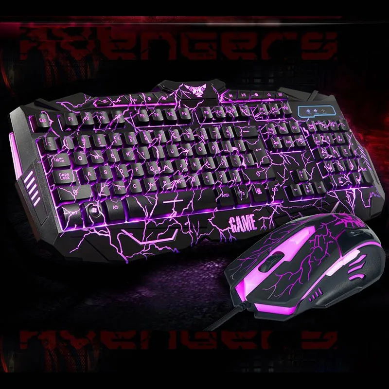 UThink Molten V100 эргономичная игровая клавиатура с подсветкой освещенные мультимедиа