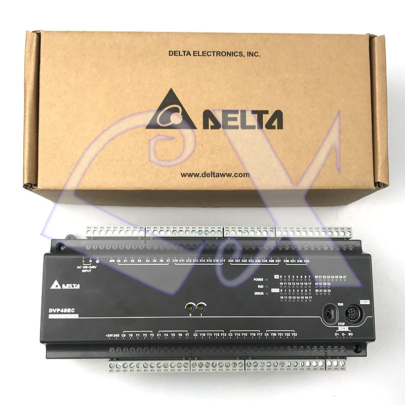 Новый оригинальный релейный выход Delta DVP48EC00R3 PLC EC3 серии 100 240VAC 28DI 20DO|Контроллер