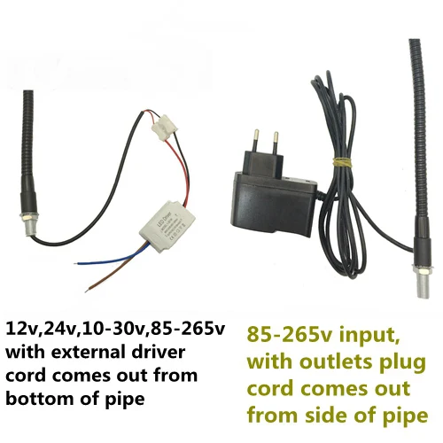 12 V 24 V 110 V 220 V 10 W COB Светодиодный лампа на гибкой ножке машинная лампа