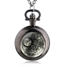 Новая антикварная Горячая тема Доктор Кто тема кварцевые карманные часы с цепочкой ожерелье лучший подарок